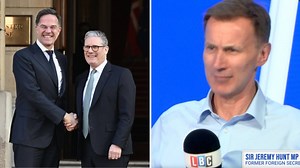 Starmer ‘needs to get ballsy on defence spending’, former Foreign Secretary Jeremy Hunt tells LBC | LBC