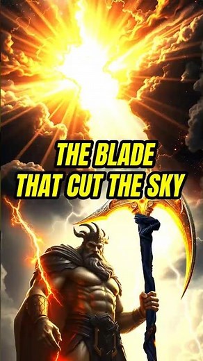 The Weapon That Cut the Sky: The Rise of Cronus ⚔️ | Greek Mythology Explained #shorts