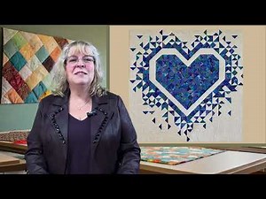 Exploding Heart Quilt Winter Classes 2024