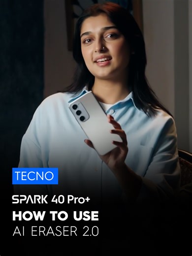 How to Use AI Eraser on TECNO SPARK 40 Pro