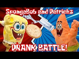 SpongeBob and Patrick's PRANK BATTLE! - SpongePlushies