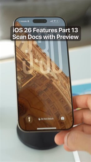 Premal Tailor | One of my favorite new features turns your iPhone into a scanner with the new Preview App! #apple #ios26 #ios26features #ios26update... | Instagram