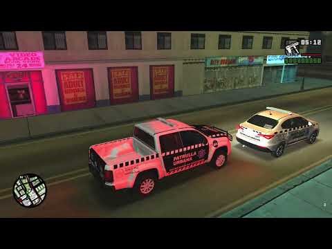 Probando el nuevo Police Mod Gta San andreas