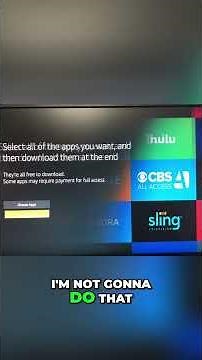 Fire TV Setup: Initial Steps & Main Screen Tour #shorts
