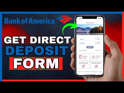 How To Get A Direct Deposit Form From Bank Of America App (2025)