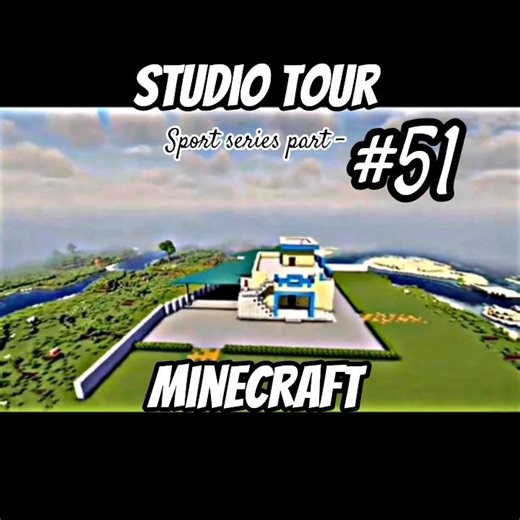 The Most Realistic A1 Adventure Studio Tour in Minecraft ( Sport series part- 51) #shorts