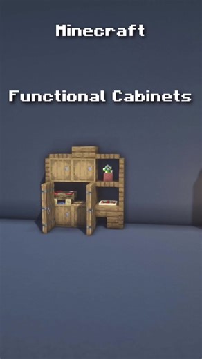 Creative Minecraft Cabinet Designs for your World