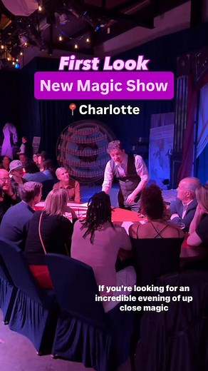 FIRST LOOK: The Magicians Table! If you’re looking for a spectacular night out, you have to check out The Magician’s Table happening at @blumestudiosclt. (CoIIab) Across two unforgettable hours, you’ll be dazzled by 10 of the top magicians in the country—think sleight-of-hand, mind reading, wild card tricks, and moments that will have you questioning reality. At one point, the cards I was literally sitting on multiplied right before my eyes. Saying we were amazed doesn’t even cover it. The show 