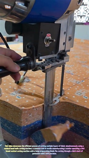 Industrial Fabric Cutting: Using a Vertical Band Knife Machine ✂️🏭