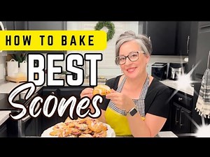 EASY Raspberry Scones with Lemon Glaze Recipe - They Are AMAZING!