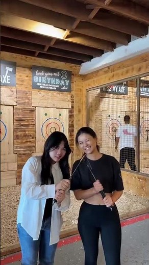 Friends Take on Axe Throwing in Sydney | Kiss My Axe Alexandria