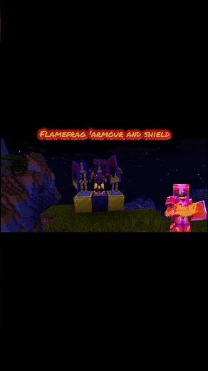Flamefrag Armor & Shield Design Tutorial (Minecraft 1.20+) 🔥✨ #minecraft