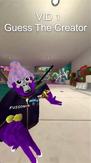 Did you guess the creator? ‪@Vooom_OFFICIAL‬ #gorillatag #gtag #vr #shorts #gtcs