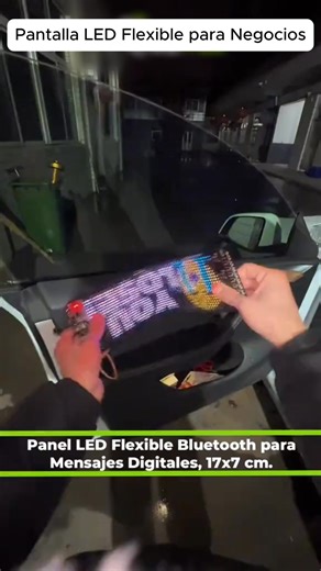 🚗📢 Convierte tu Auto en un Anuncio que Vende Todos los Días Pantalla LED Flexible para Negocios Publicidad móvil, llamativa y de bajo costo — sin pagar anuncios mensuales ¿Tu negocio necesita más visibilidad sin gastar dinero en publicidad tradicional? Esta pantalla LED programable transforma tu auto, vitrina o local en un anuncio en movimiento que trabaja por ti las 24 horas. | Tienda SKO