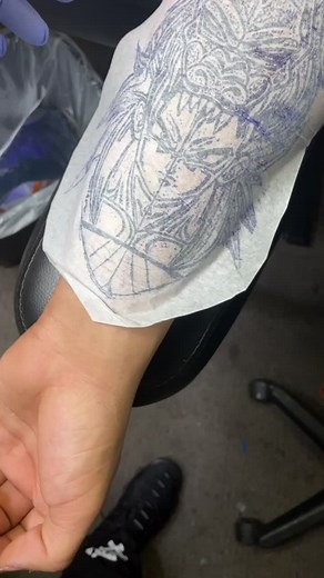#mntattoo #mntattooartist #kungfukenny #tattoobykungfu #dbz #dbztattoo