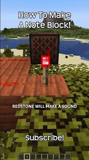 How To Make A Note Block In Minecraft!
