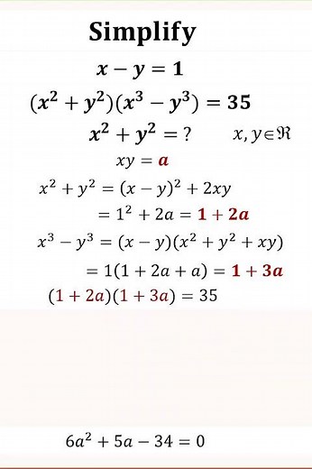 An Outstanding System of Equations