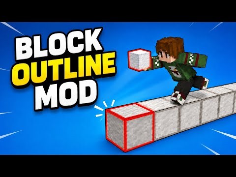 Block Outline Mod For MCPE 26.33 | Block Overlay | LeviLauncher For Minecraft