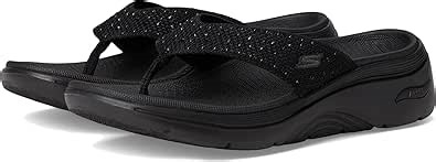 Amazon.com: Skechers Sandalias Arch Fit 2.0 de 3 puntos con diamantes de imitación para mujer : Ropa, Zapatos y Joyería