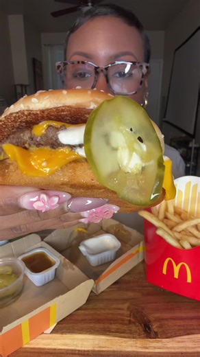 McDonald's Mukbang: Sweet Tea and Pickle Hacks!