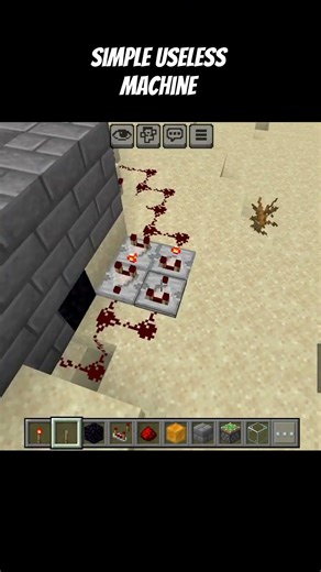 Simple Useless Machine #minecraft #shorts