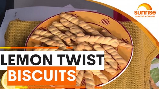 Lemon twist biscuits