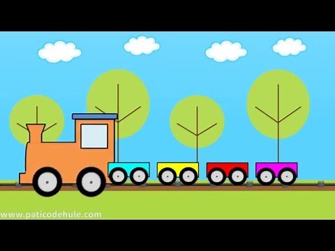 El tren - Sonidos del Tren - Medios de Transporte - Tren para niños
