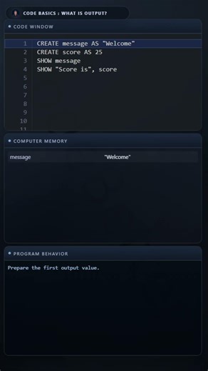 Code Basics - What's Output?