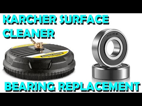 Karcher Surface Cleaner Bearing Replacement (Skill level = 1 Beer)