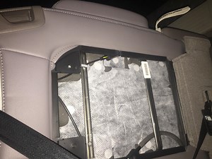 Remove headrests 2nd row