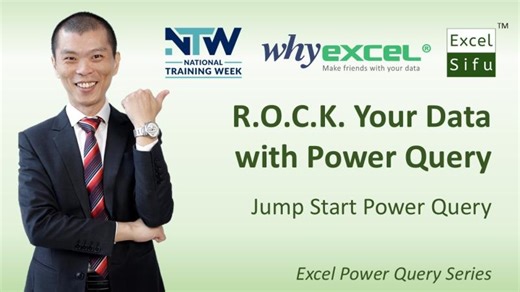 NTW 2026 | ROCK Your Data with Power Query - Jump Start Power Query | Excel Sifu | WHYEXCEL PLT