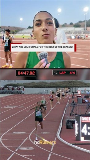 Amaya Bharadwaj breaks down her 1 Mile race getting a 4:47.10 and the #9 time in U.S. at Mt.SAC !!🔥🔥