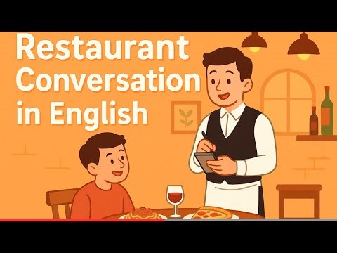 English Conversation at a Restaurant | Learn Real English: Ordering at a Restaurant | Easy Dialogue