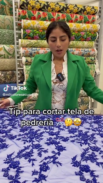 Tip para cortar tela de pedrería de manera efectiva