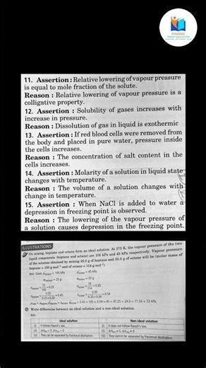 Class 12 Chemistry | Important Questions of Solutions | CBSE Board Exam Preparation