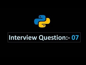 Python Interview Question for Beginners|Dictionary in Python Interview