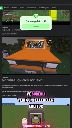 The BEST Car Mod on Mobile! (110+ Vehicles) 🏎️💨 #minecraftpe #shorts