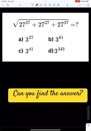 Can you solve this exponential problem? #maths