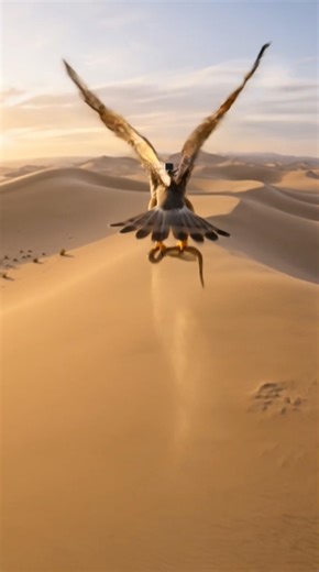 🦅 POV: Falcon Misses… Then Grabs the Snake Mid-Air