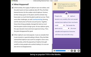 What happened as a result of silphium being so popular? Fill in... | Filo