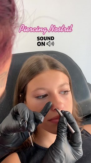Piercing Nostril Process Video