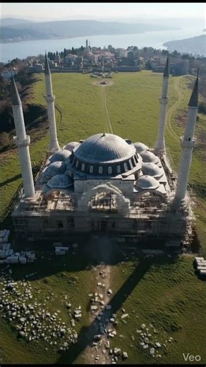 Blue Mosque Istanbul | Cinematic Zoom Reveal of Sultan Ahmed Mosque #drone #mosque #turkey #viral