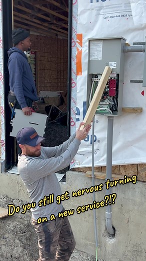 A day in the life: #electrician #apprentice #skilledtrades #safety #wiring #construction #renovation #newhome #boss #teach #learn