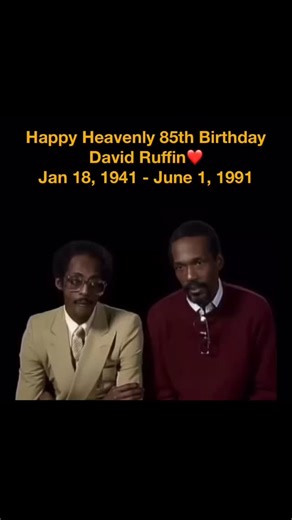 The Soul Jurnee(We❤️Music) | Happy Birthday to the incomparable David Ruffin ❤️ January 18, 1941, June 1, 1991 Born in Whynot, Mississippi, David Ruffin became one of... | Instagram