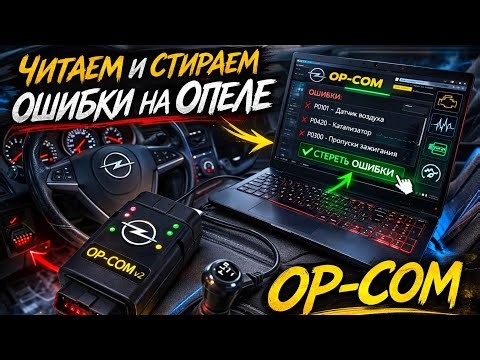 Диагностика ошибок (неисправностей) с помощью OP-COM