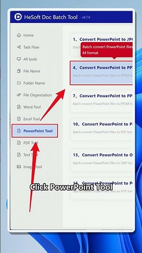 Batch convert PPTX presentations to PPTM on Windows