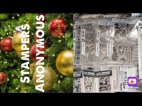 Craftmas D10: Stampers Anonymous: Tim Holtz Distress Ink: Stamping, Mirror Image, and Scene Building