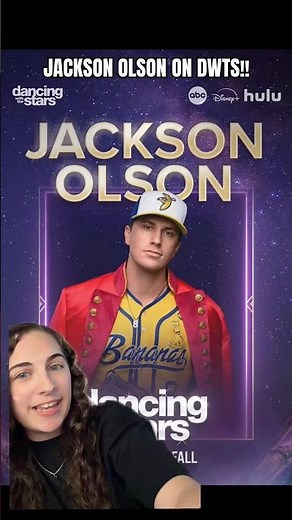 JACKSON OLSON ON DWTS!!! this is so crazy what #dwts