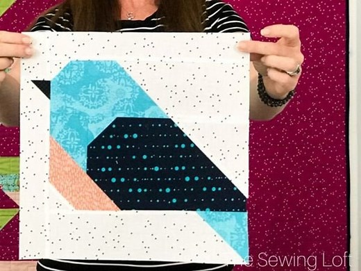 Pretty Bird Quilt Block Pattern | 6" & 12" Block Sizes | Instant Download - Etsy