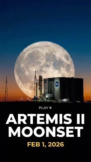 The Moon is Waiting... 🌕🚀 #ArtemisII